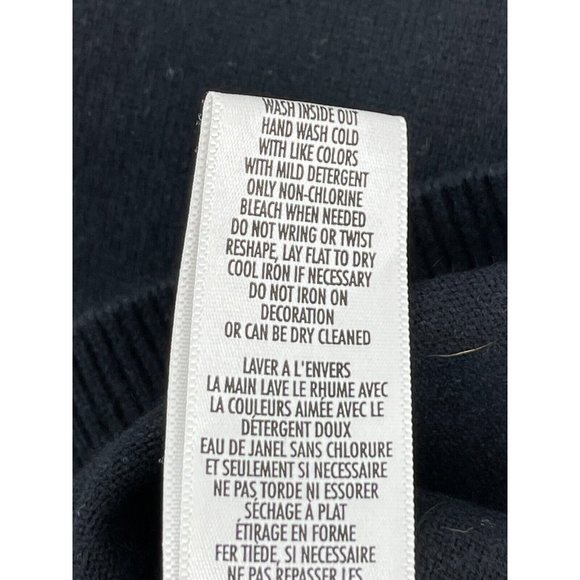 Petite Sophisticate Silk Cashmere Blend Rhinestone Beaded Knit Top Shirt Size S - Picture 9 of 15